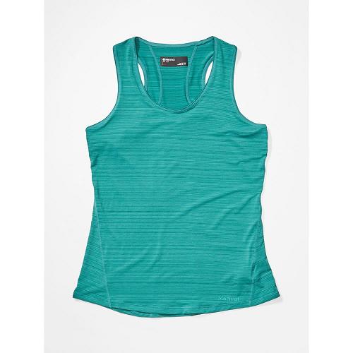 Marmot Aura T-Shirts For Womens Green JAR132678